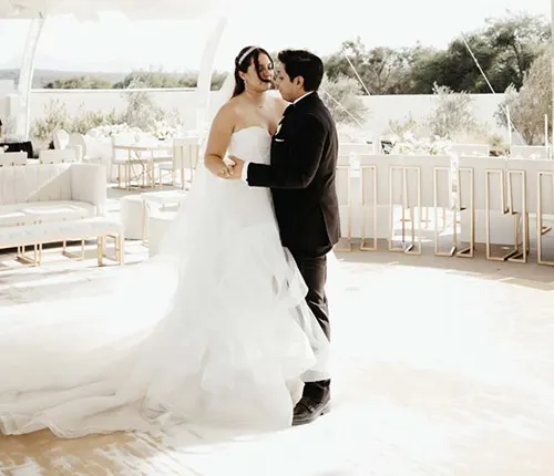 Testimonio de boda feliz